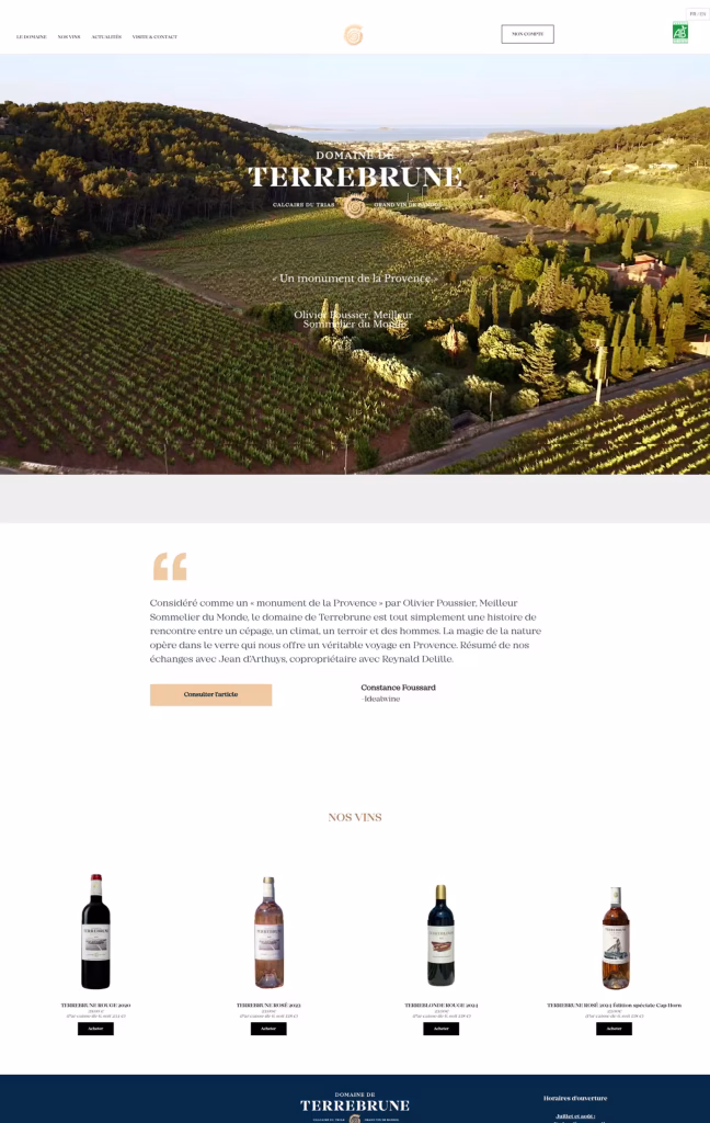 Domaine de TERREBRUNE